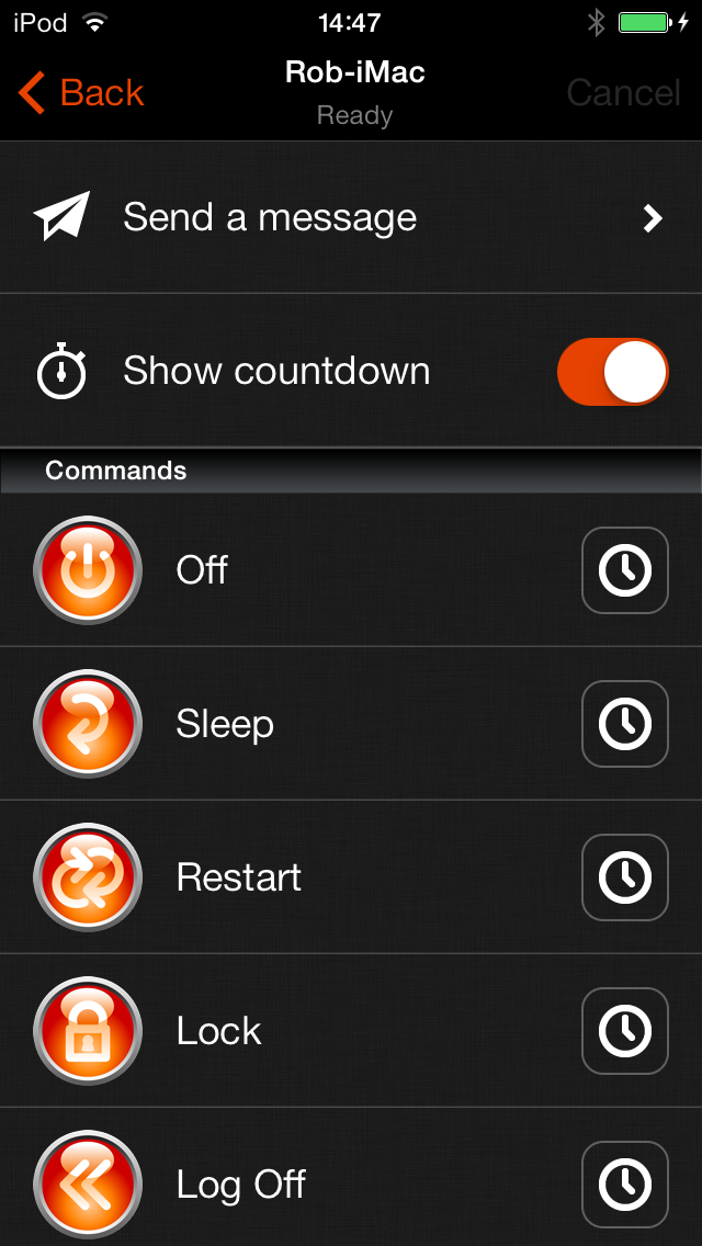 Off Remote screenshot 1