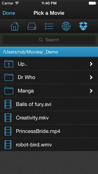 VLC Streamer screenshot 2
